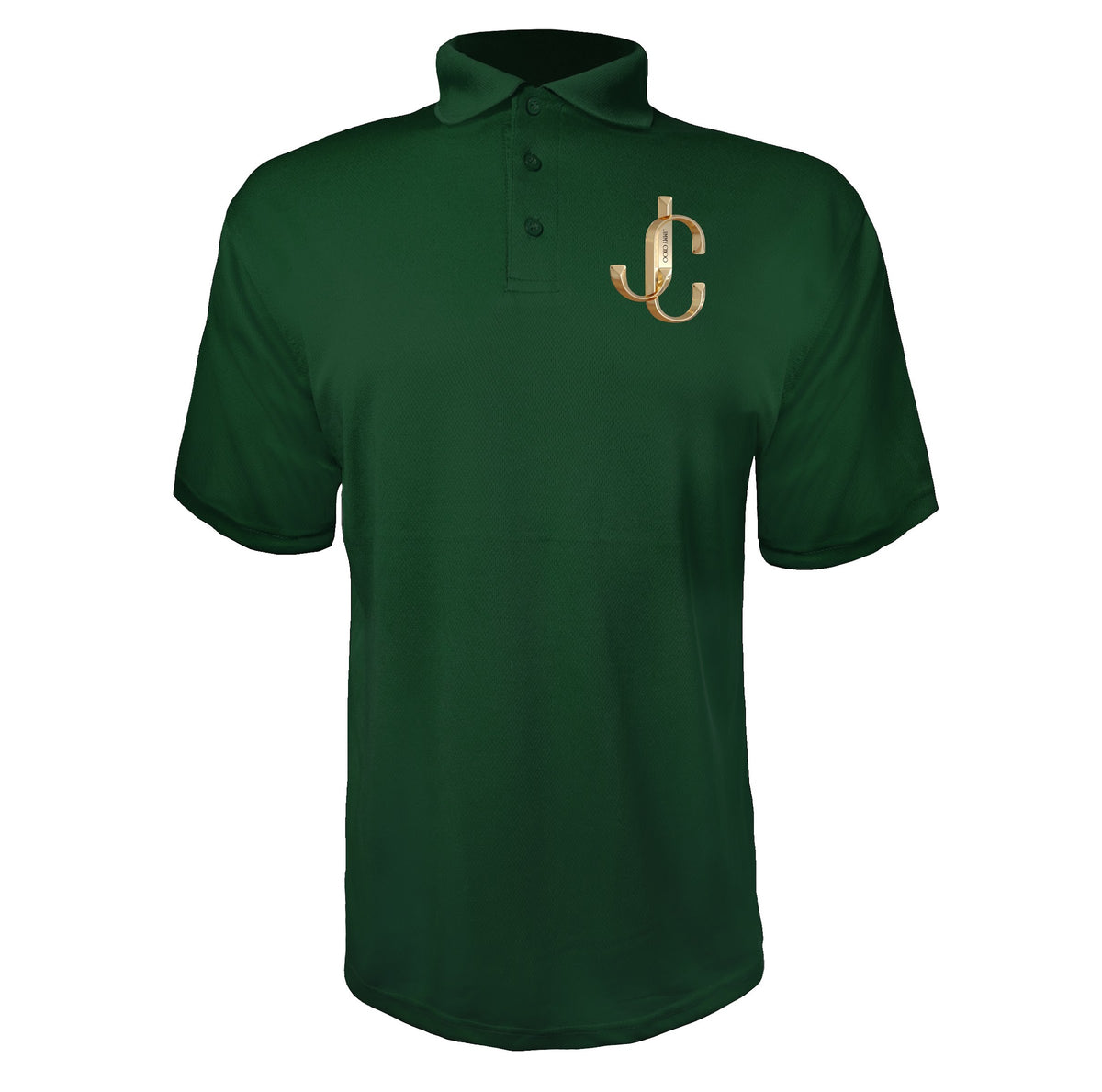 Jimmy Choo men's polyester polo in Green