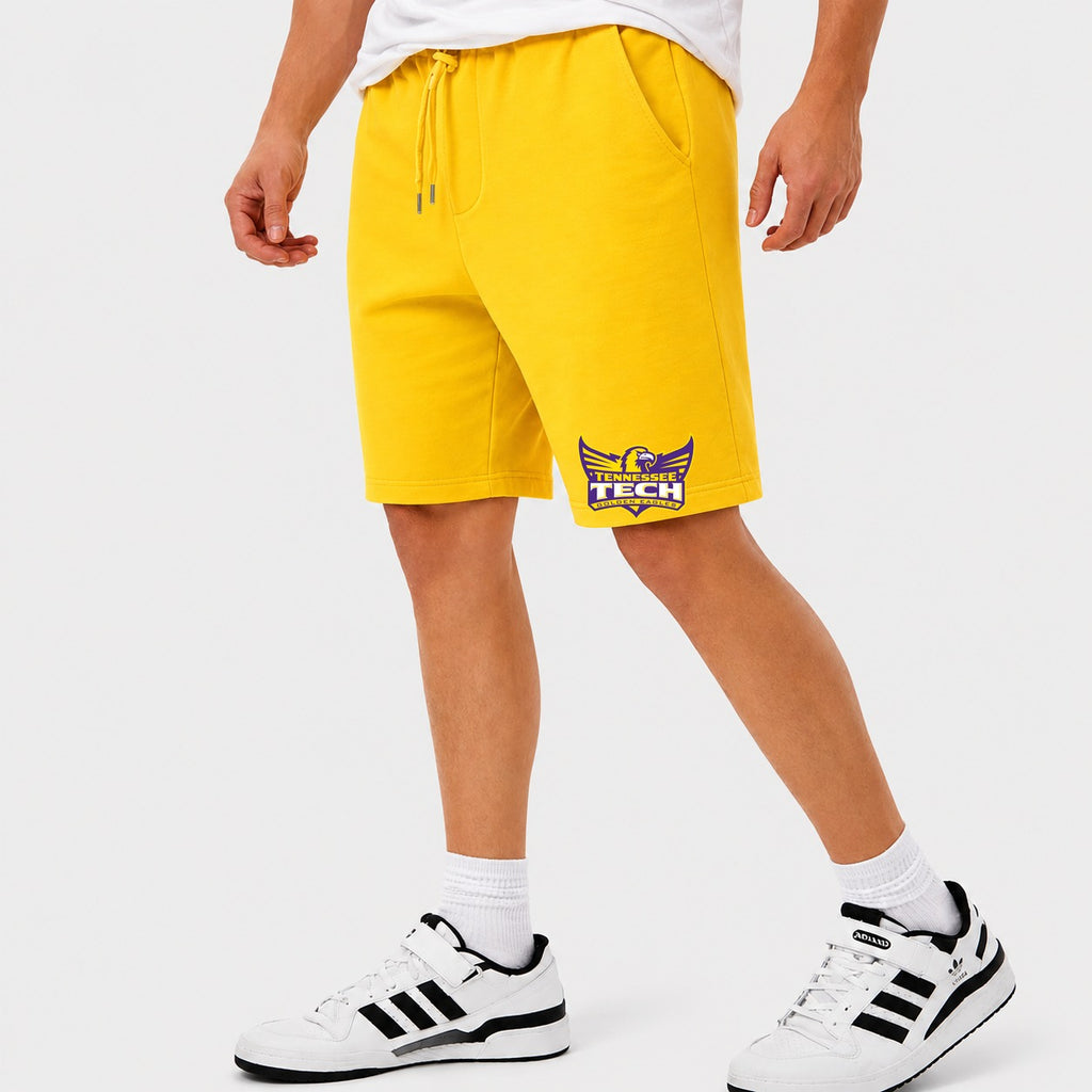 Men's Tennessee Tech Golden Eagles Logo Cotton Shorts - Yellow