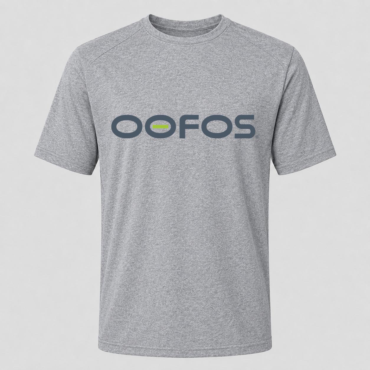 Men's OOFOS Performance T-Shirt - Gray