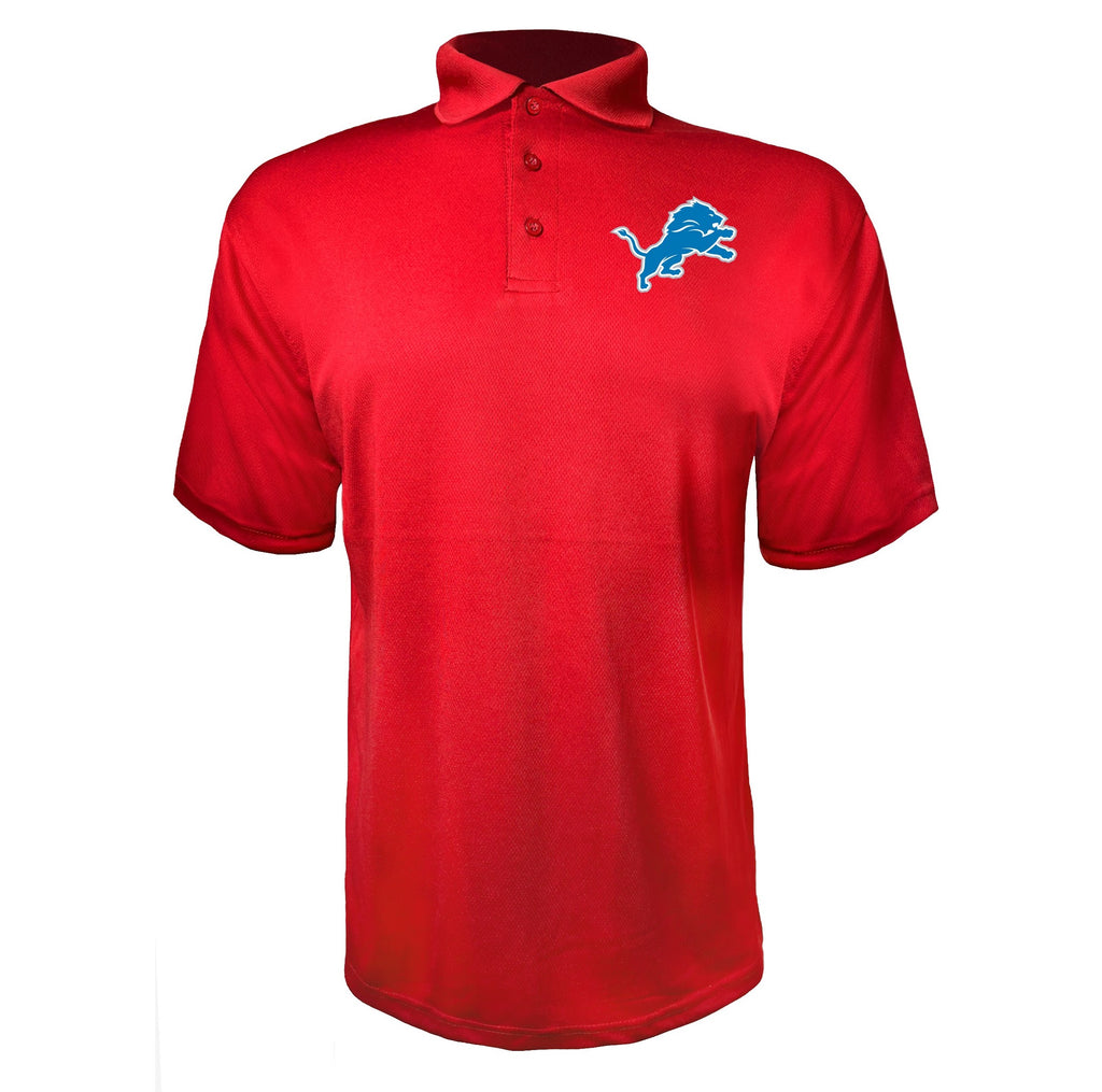 Detroit Lions Red polyester polo