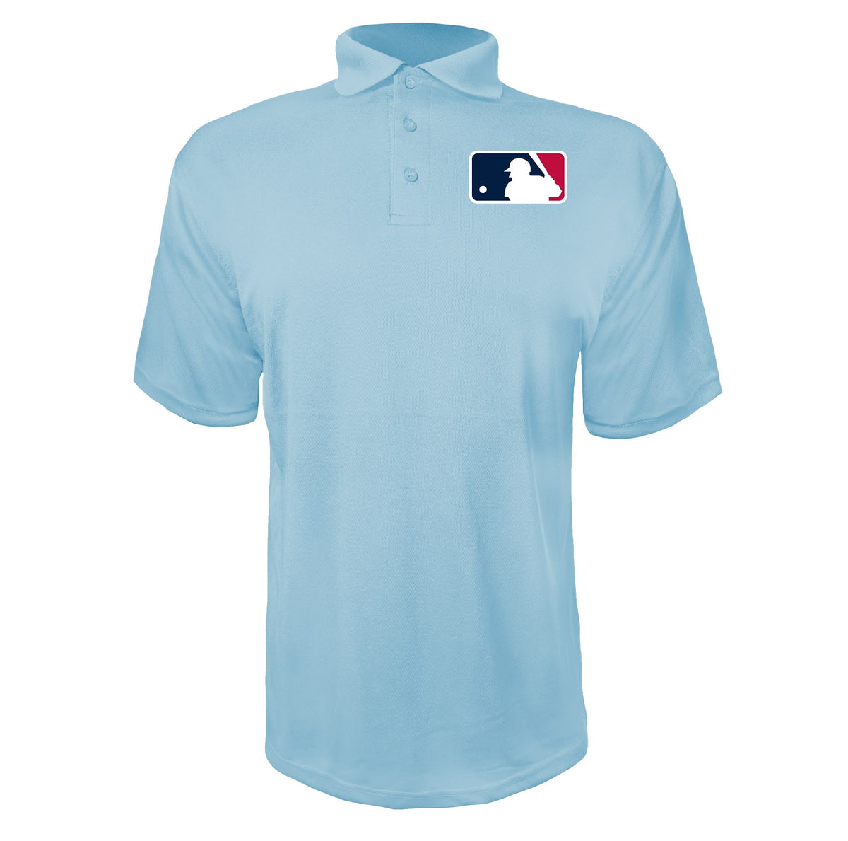 Major League Baseball Sky Blue polyester polo