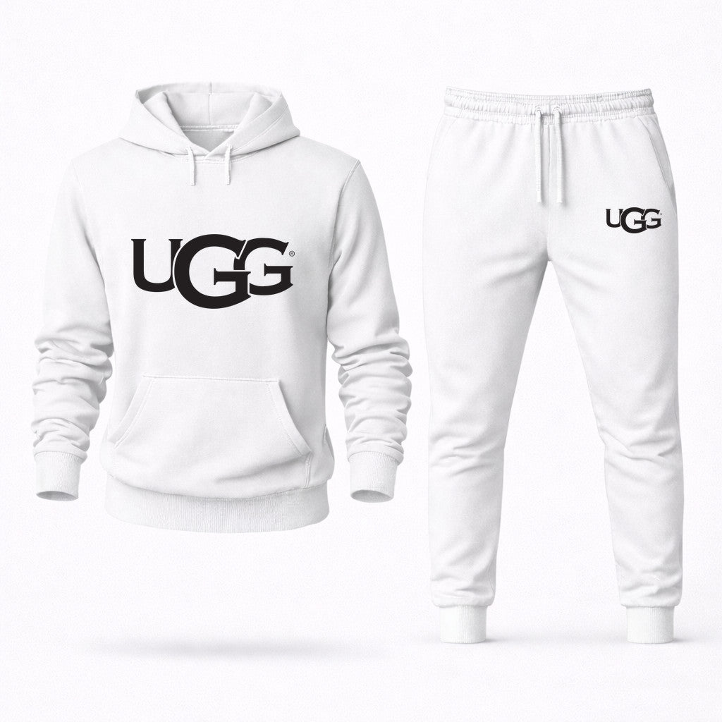 UGG Hoodie and Joggers Set - White