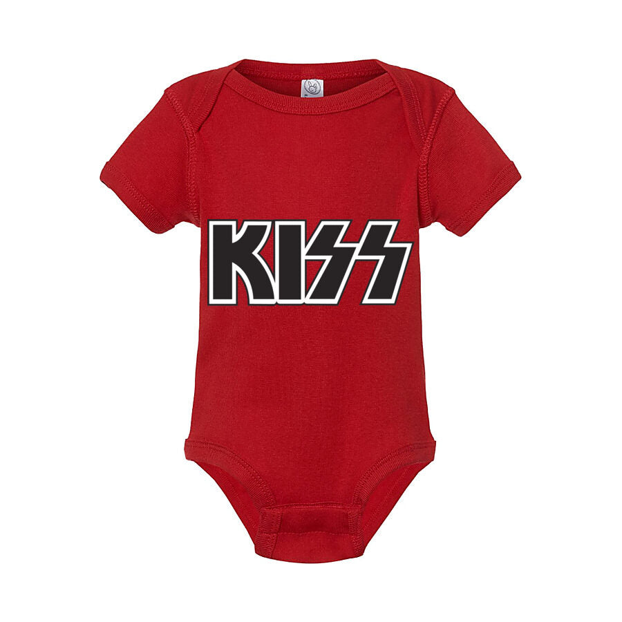 KISS Baby Romper Onesie - Red