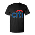 Men's citi bank Logo Cotton T-Shirt - Black