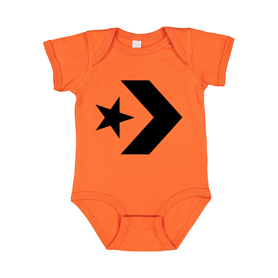 Converse Baby Romper Onesie - Orange
