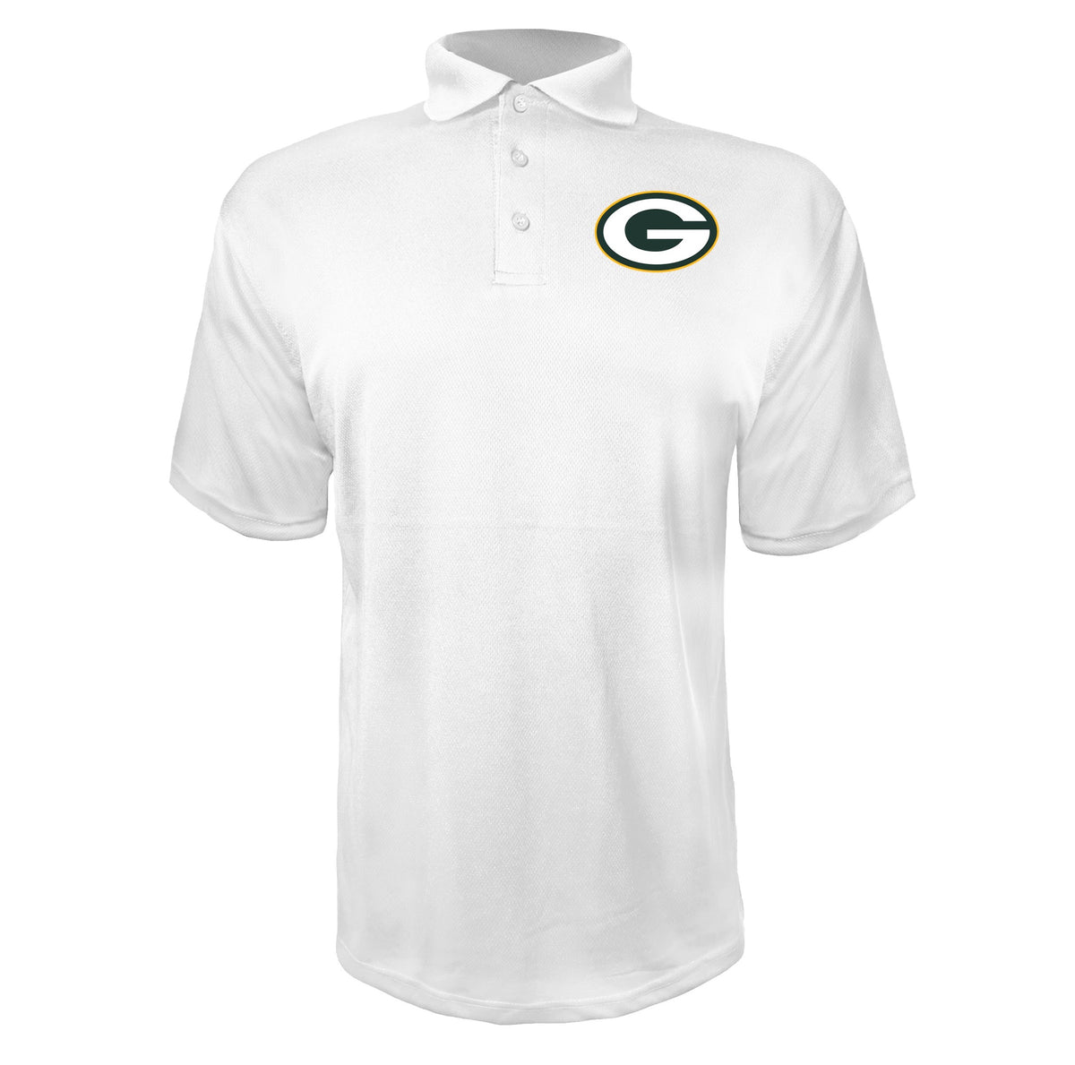 Green Bay Packers White polyester polo