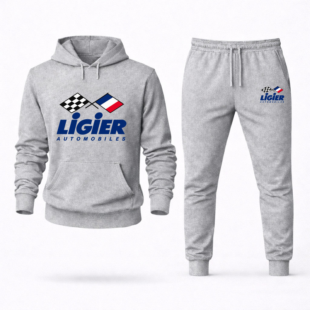 Ligier Automobiles Hoodie and Joggers Set - Grey