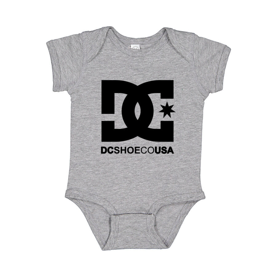 DC Shoes Baby Romper Onesie - Gray