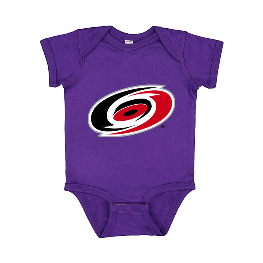 Carolina Hurricanes Baby Romper Onesie - Purple