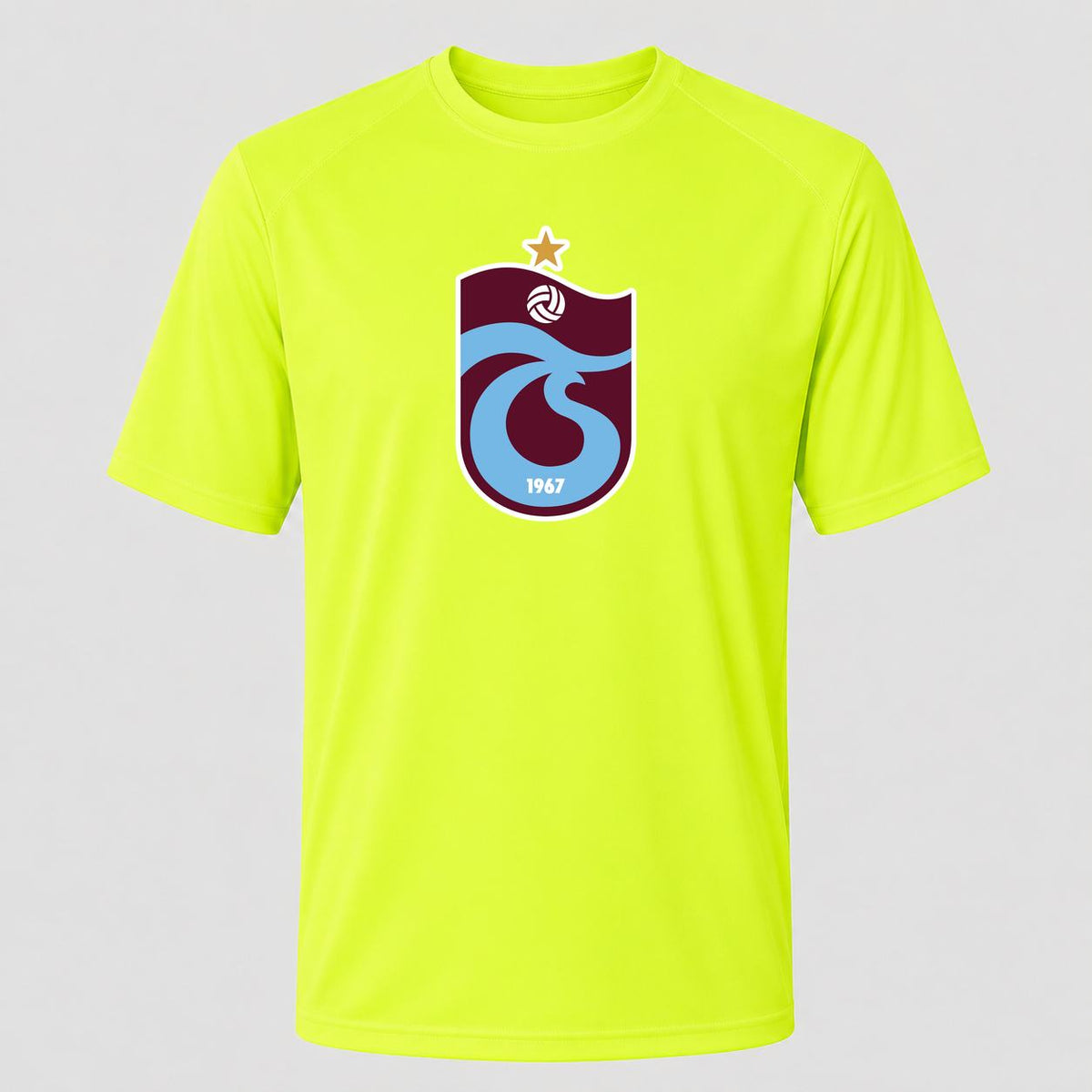 Men's Trabzonspor Soccer Performance T-Shirt - Safety Green
