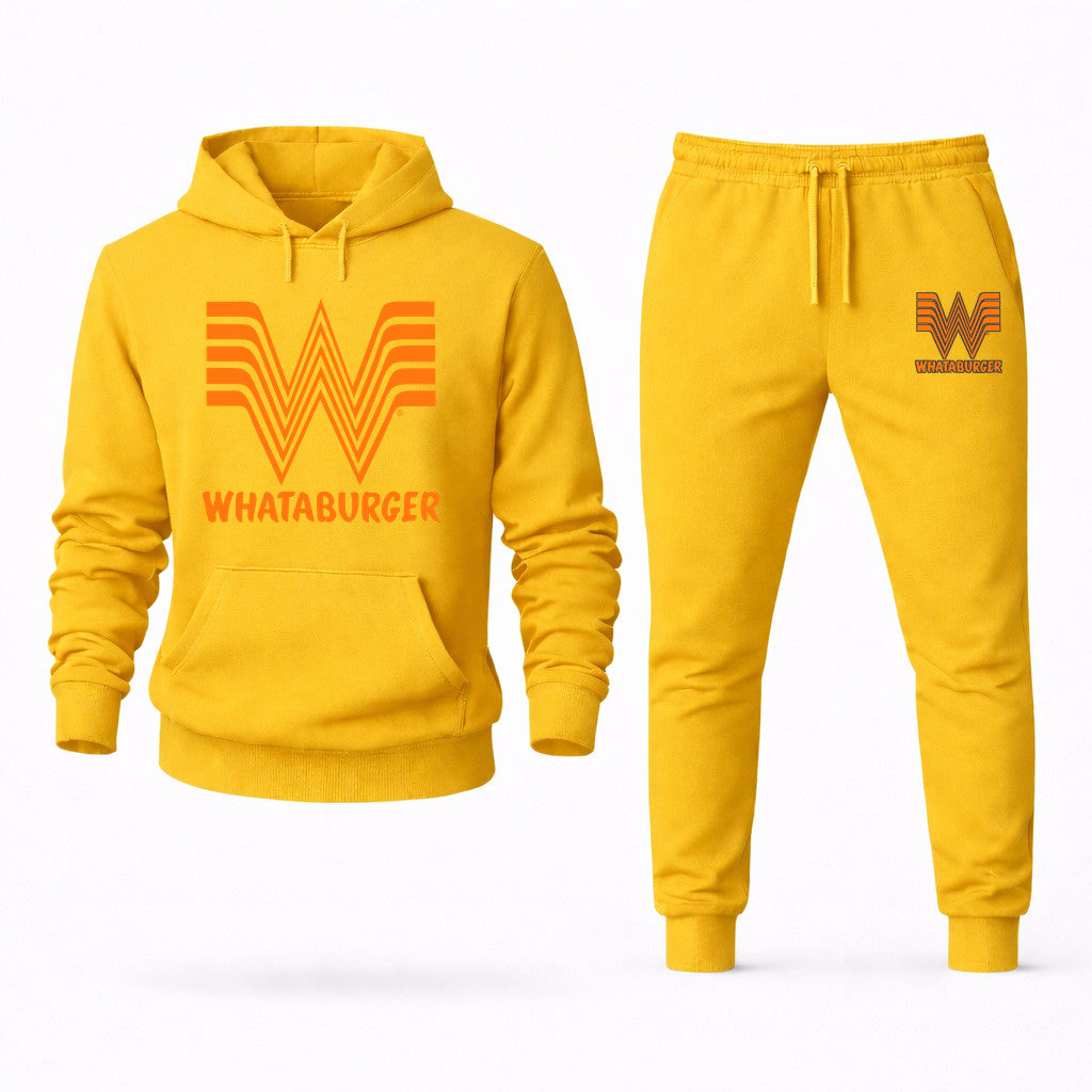 Whataburger Hoodie and Joggers Set - Yellow