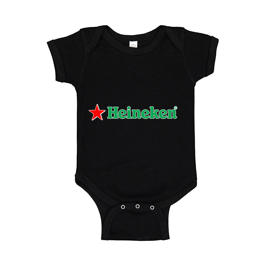 Heineken Baby Romper Onesie - Black