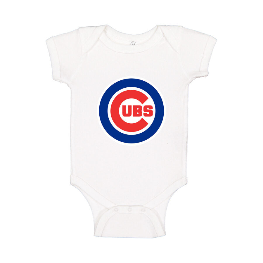 Chicago Cubs Baby Romper Onesie - White