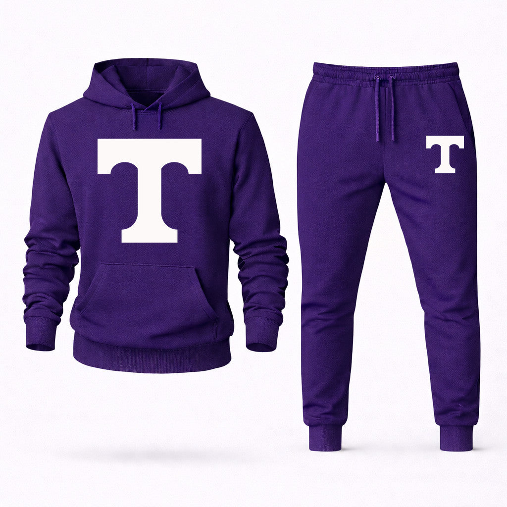 Tennessee Volunteers Design 2 Hoodie and Joggers Set - Purple