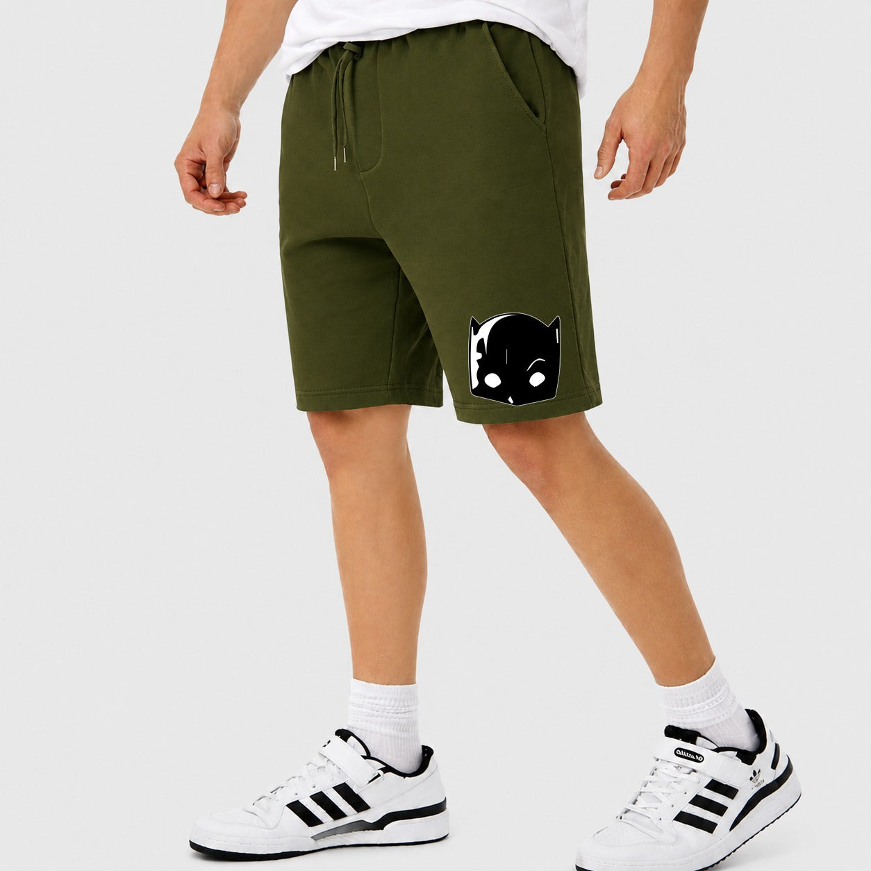 Men's Hellcat Cotton Shorts - Army Green