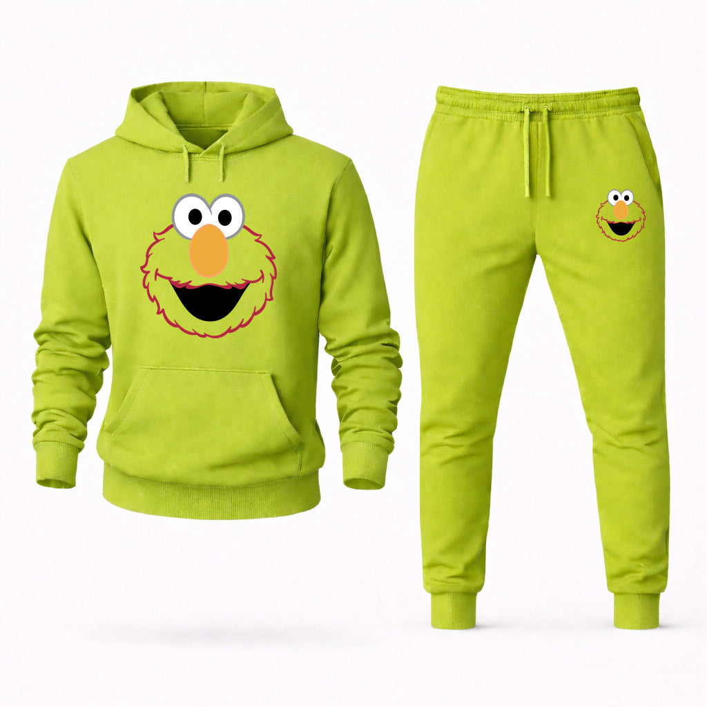 Elmo Hoodie and Joggers Set - Lime Green