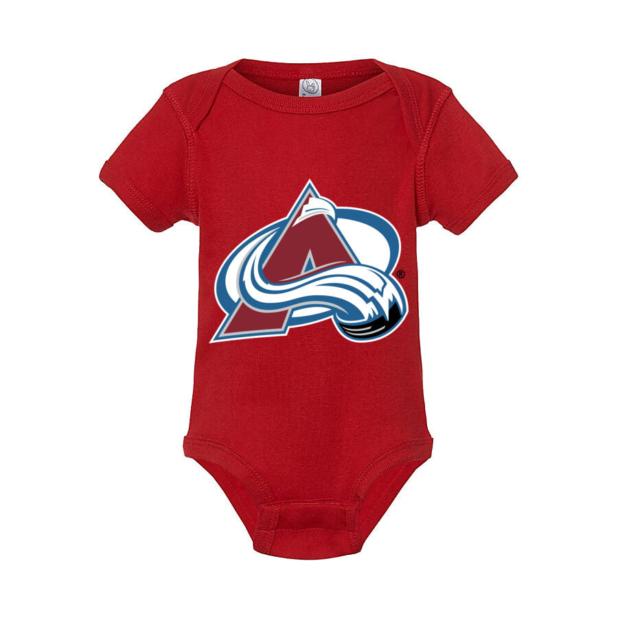 Colorado Avalanche Baby Romper Onesie - Red