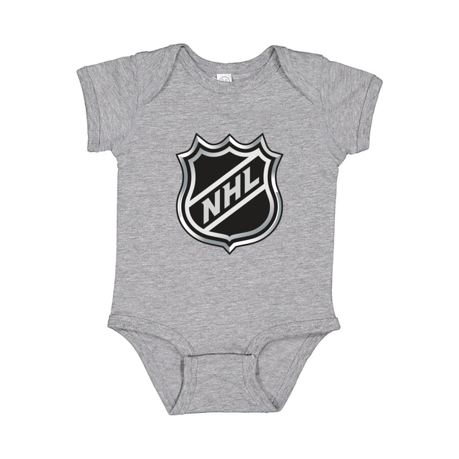 NHL Shield Baby Romper Onesie - Gray
