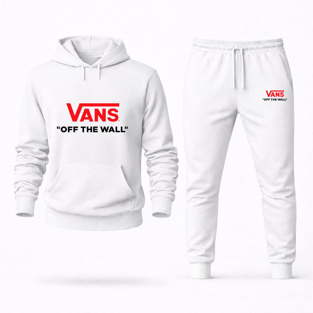 Vans Hoodie and Joggers Set - White