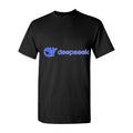 Men's DeepSeek Logo Cotton T-Shirt - Black