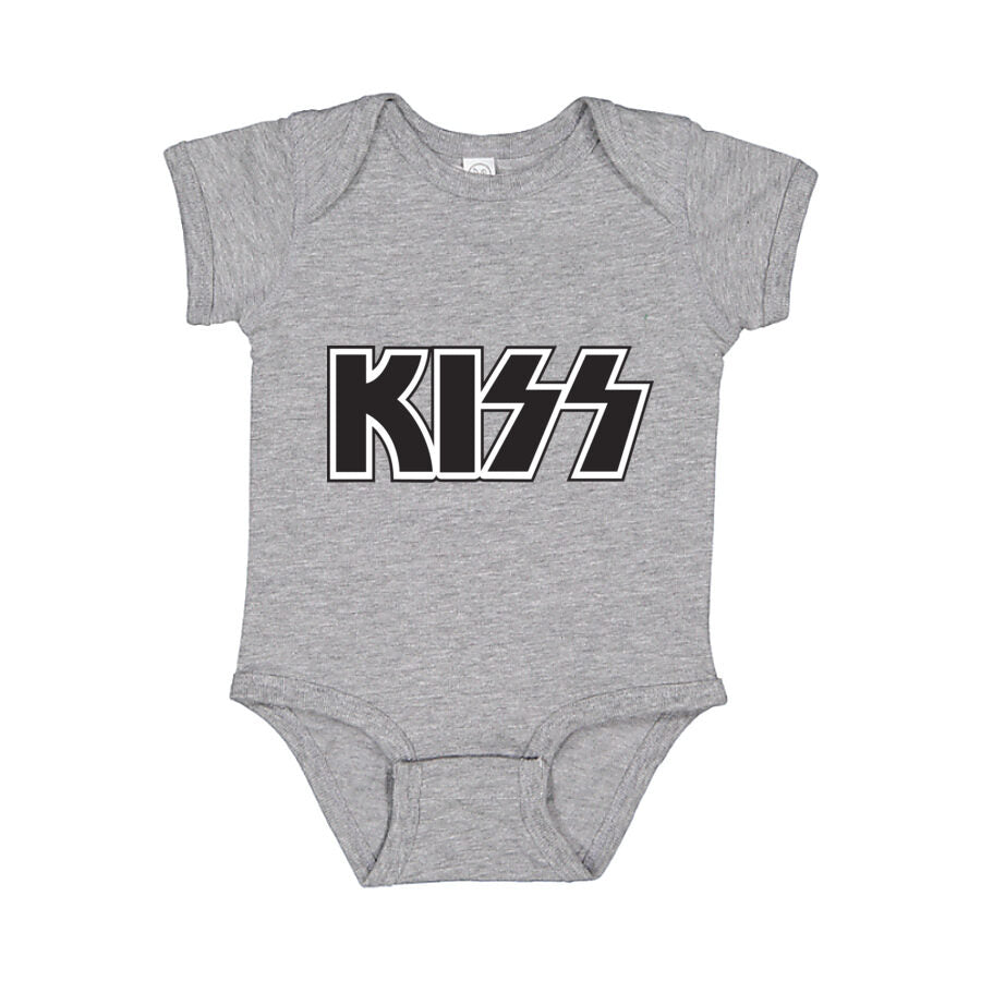 KISS Baby Romper Onesie - Gray