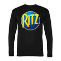 Men's Ritz Mondelez food Polyester Long Sleeve T-Shirt - Black