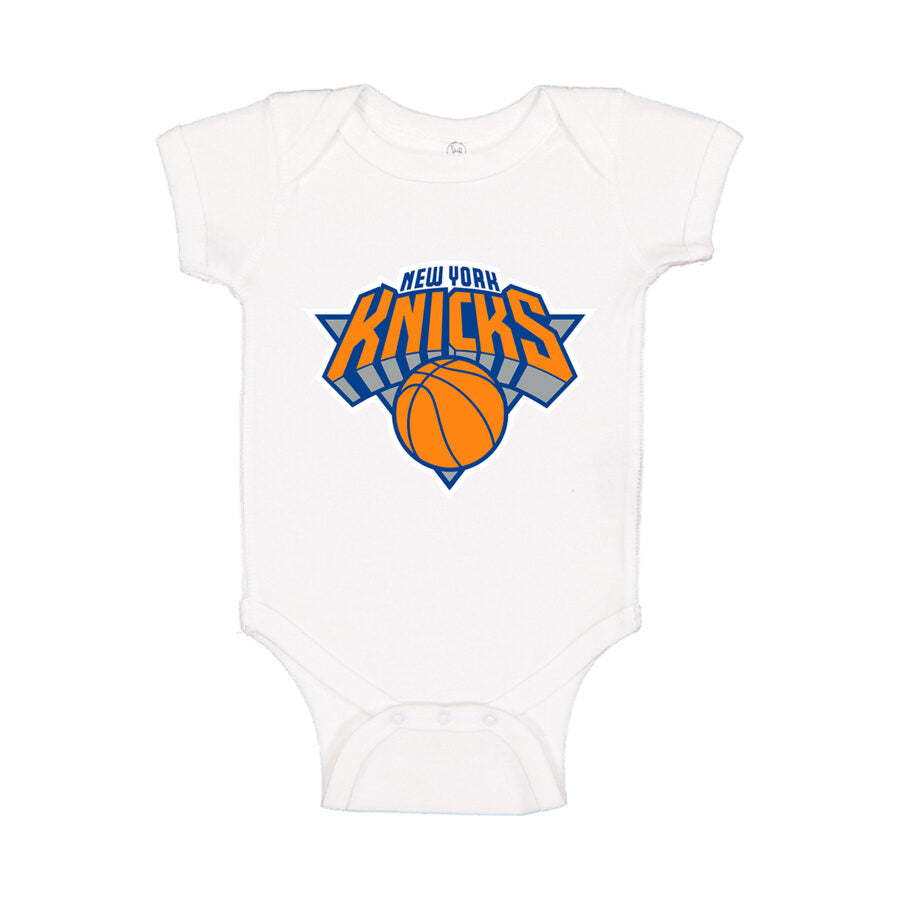 New York Knicks Baby Romper Onesie - White