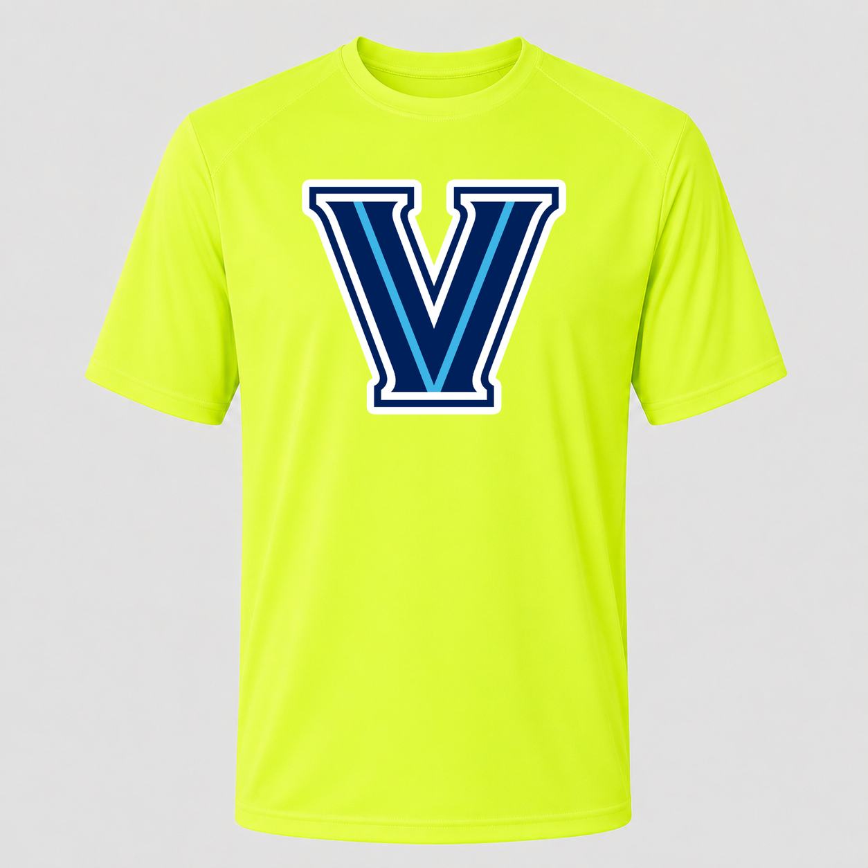 Men's Villanova Wildcats Performance T-Shirt - Safety Green
