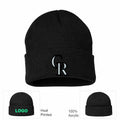 Colorado Rockies Black Beanie Hat