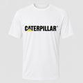 Men's Caterpillar Black Performance T-Shirt - White