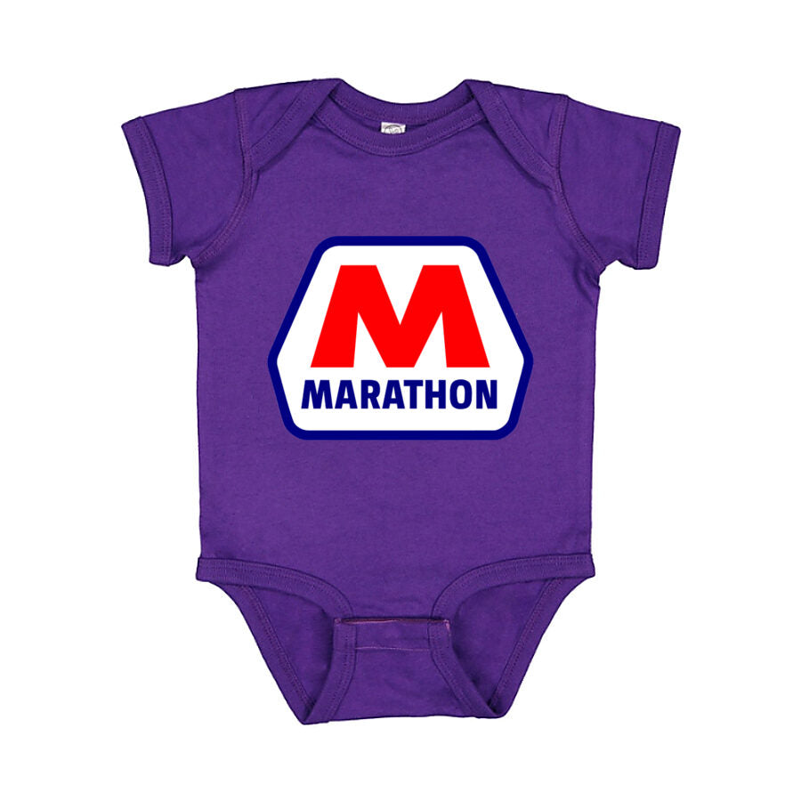 Marathon Baby Romper Onesie - Purple