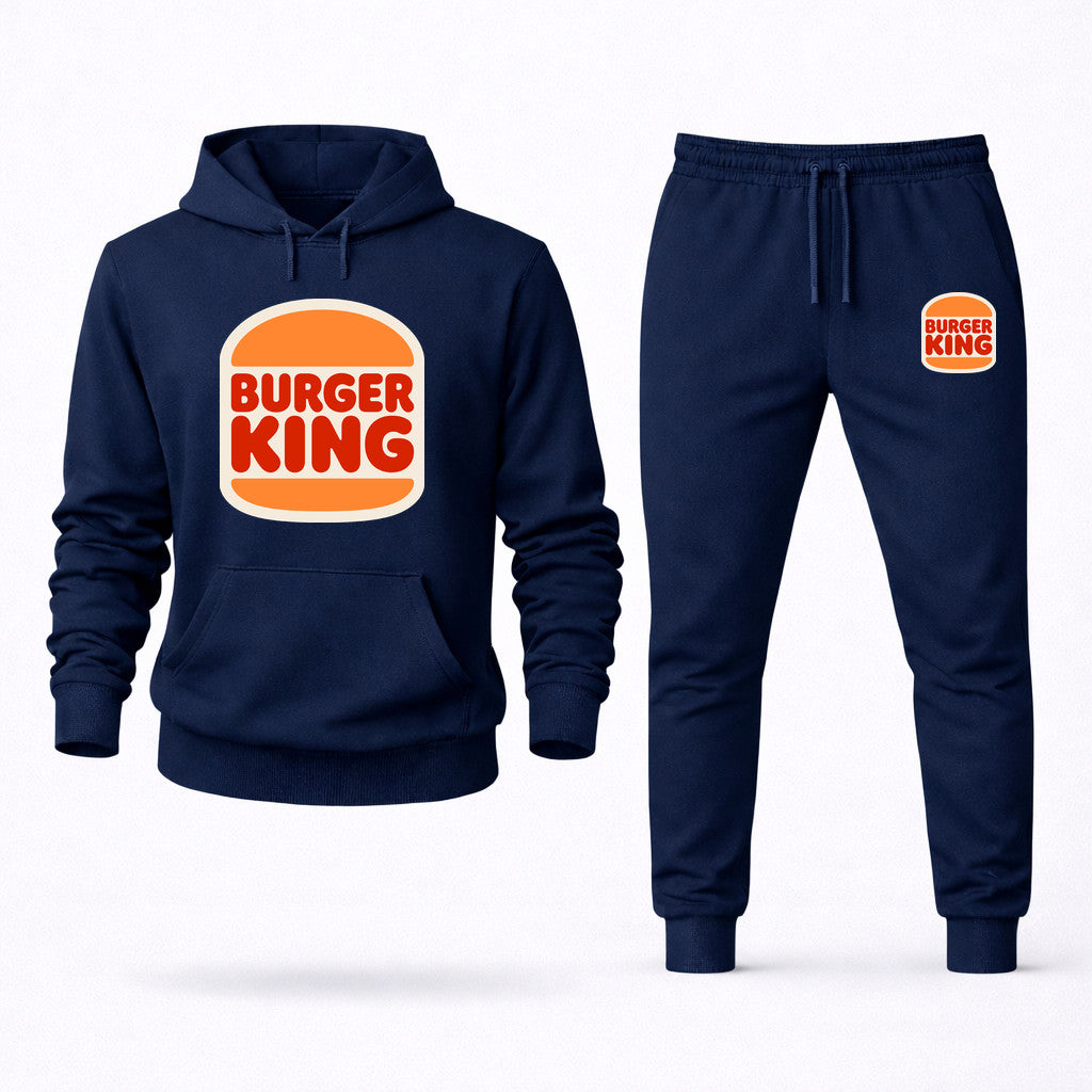 Burger King Hoodie and Joggers Set - Navy