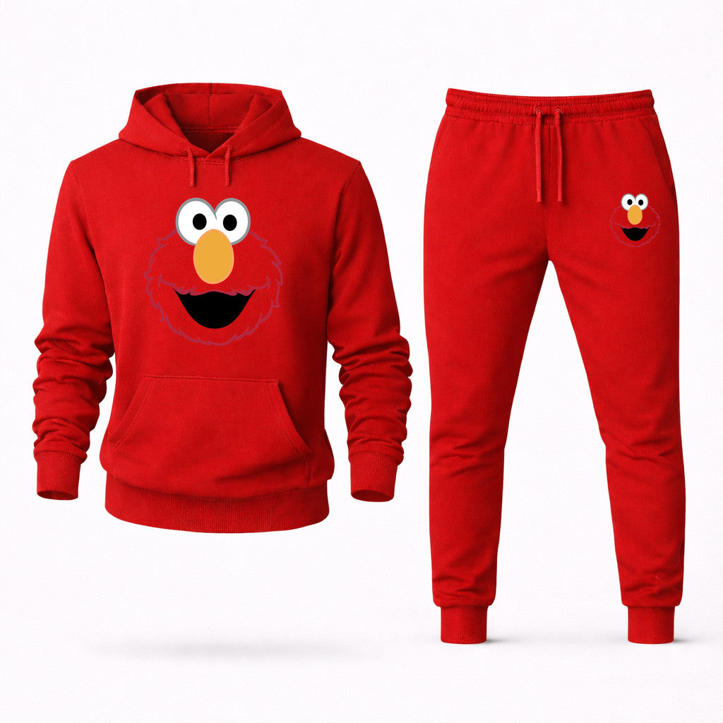 Elmo Hoodie and Joggers Set - Red