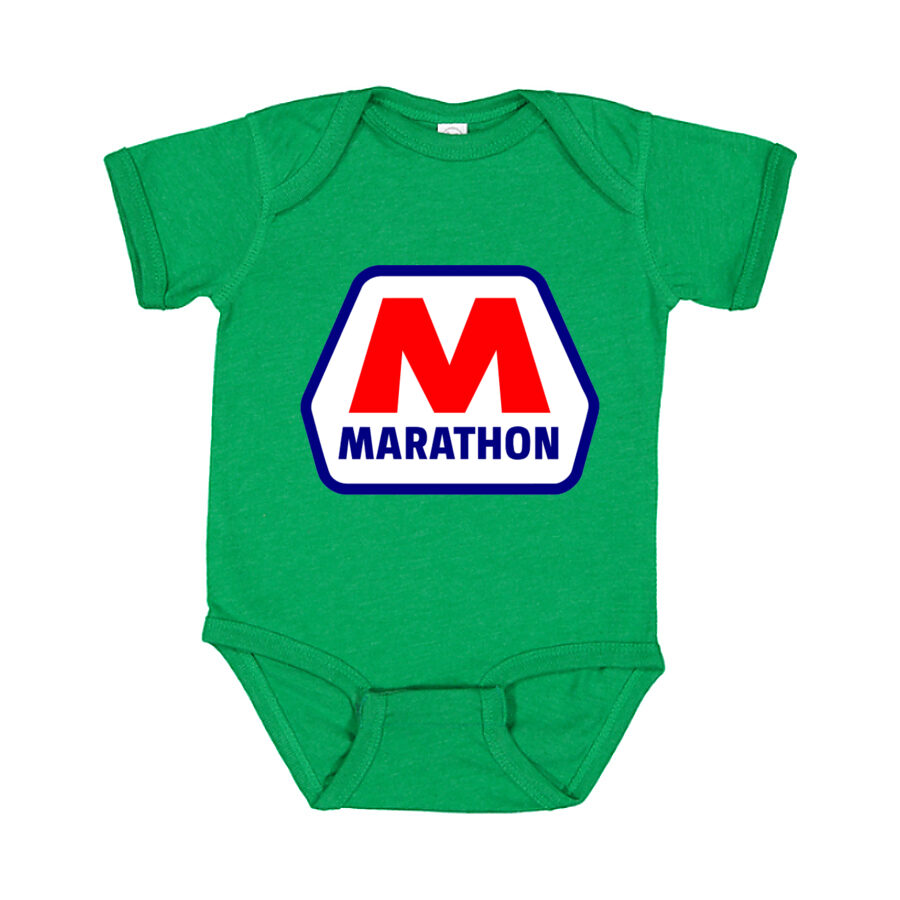 Marathon Baby Romper Onesie - Green
