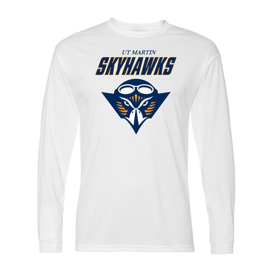 Men's Tennessee Martin Skyhawks Alternate Polyester Long Sleeve T-Shirt - White