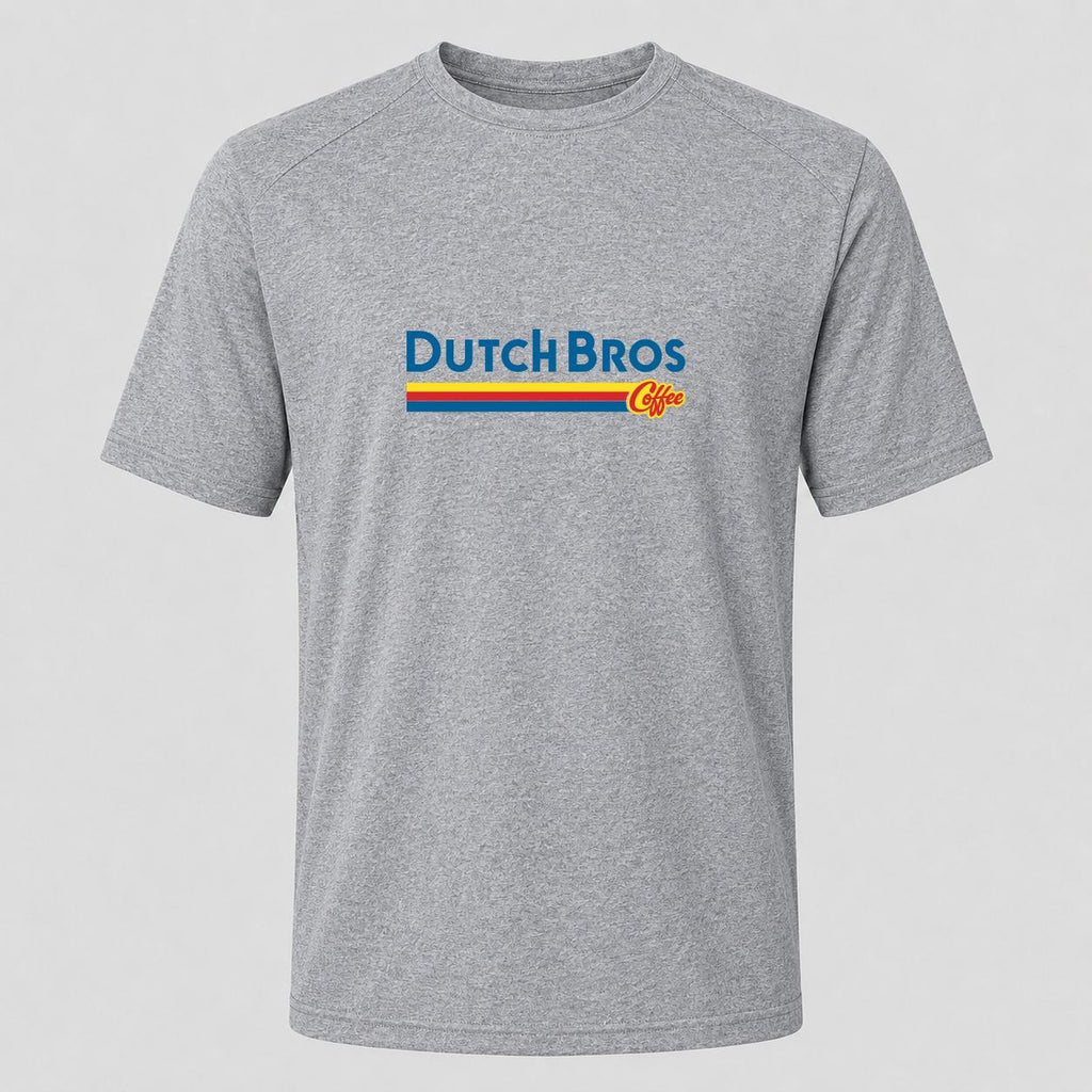 Men's Dutch Bros Coffee Performance T-Shirt - Gray