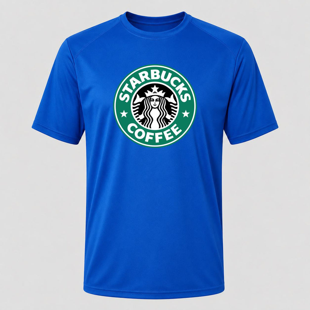 Men's Starbucks Performance T-Shirt - Royal Blue