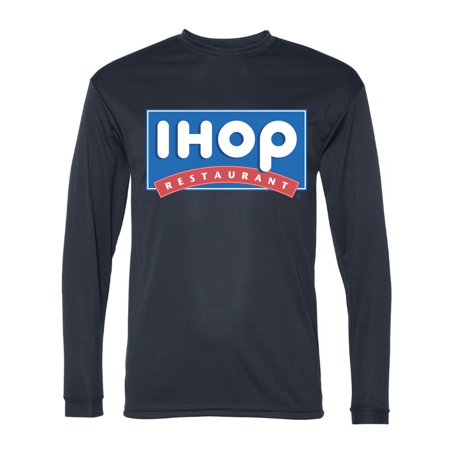 Men's IHOP Polyester Long Sleeve T-Shirt - Navy