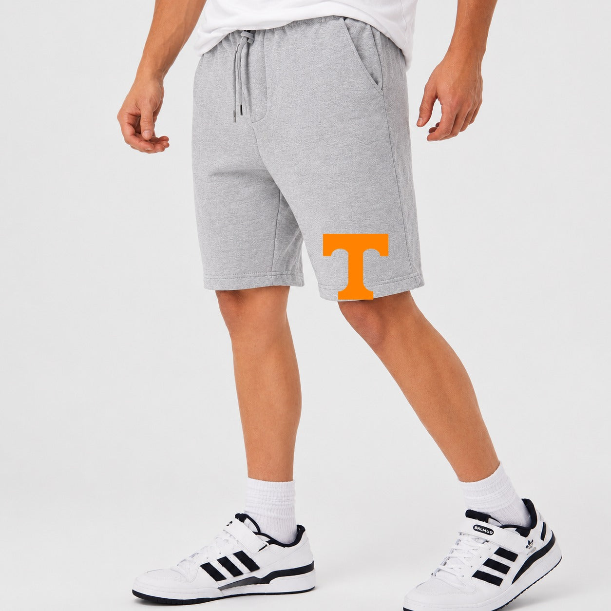 Men's Tennessee Volunteers Logo Cotton Shorts - Gray