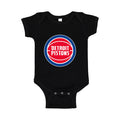 Detroit Pistons Baby Romper Onesie - Black