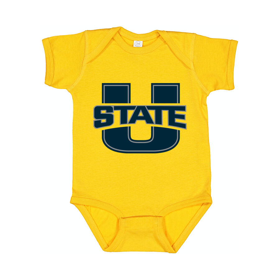 Utah State Aggies Baby Romper Onesie - Yellow