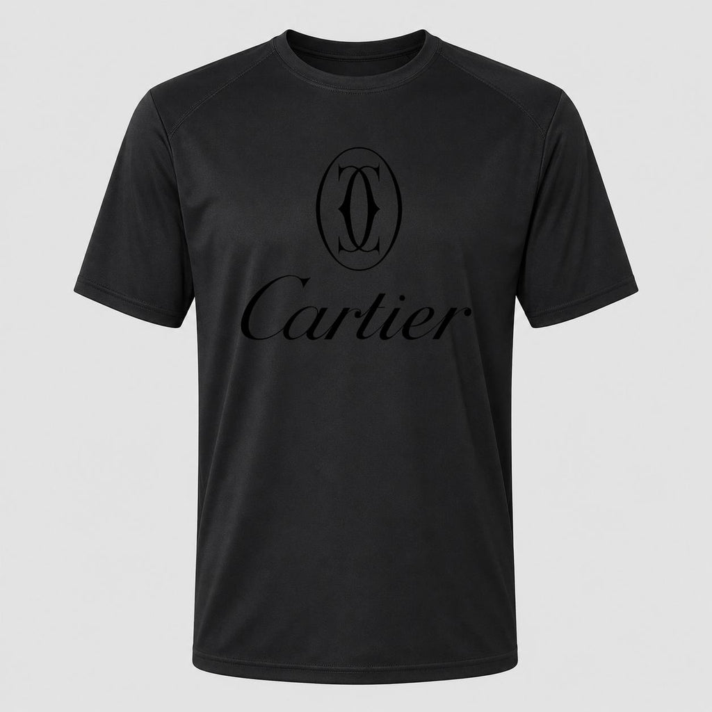 Men's Cartier Black Performance T-Shirt - Black
