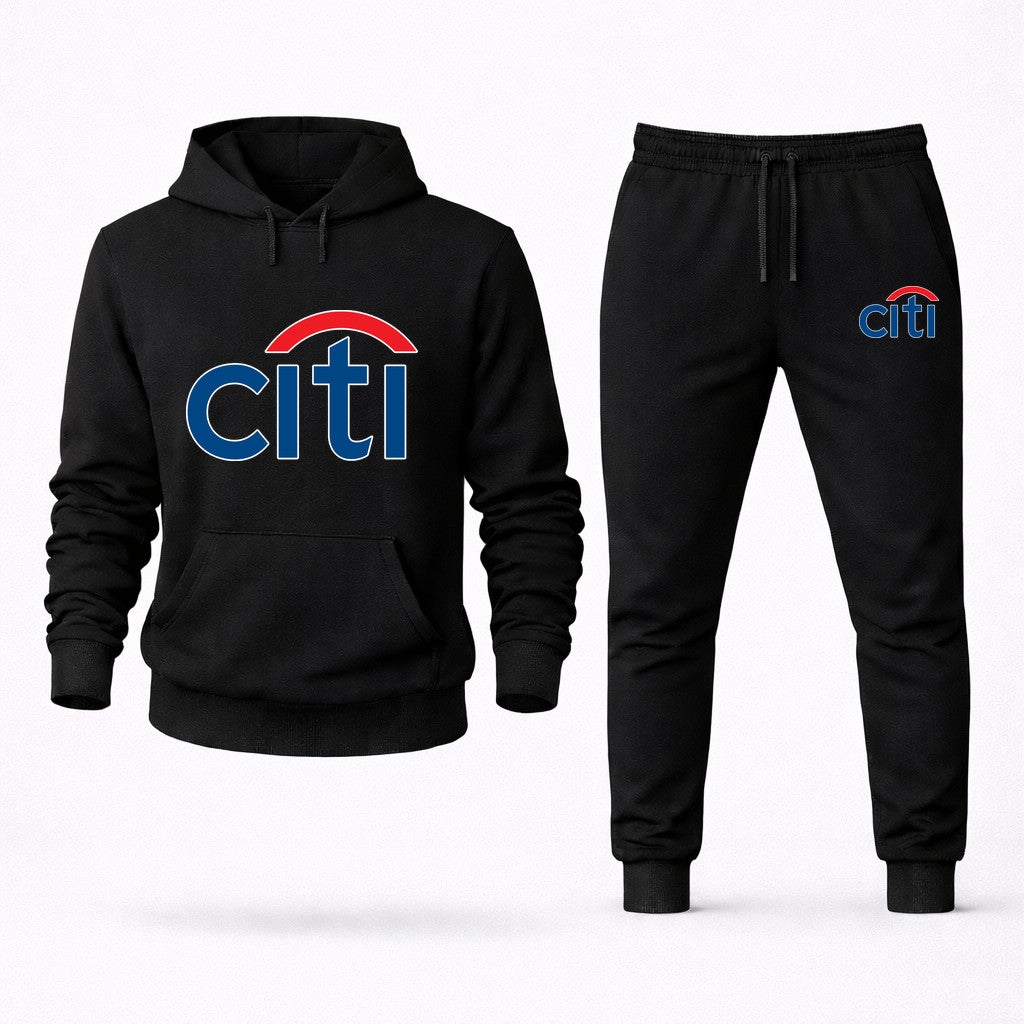 Citi Hoodie and Joggers Set - Black
