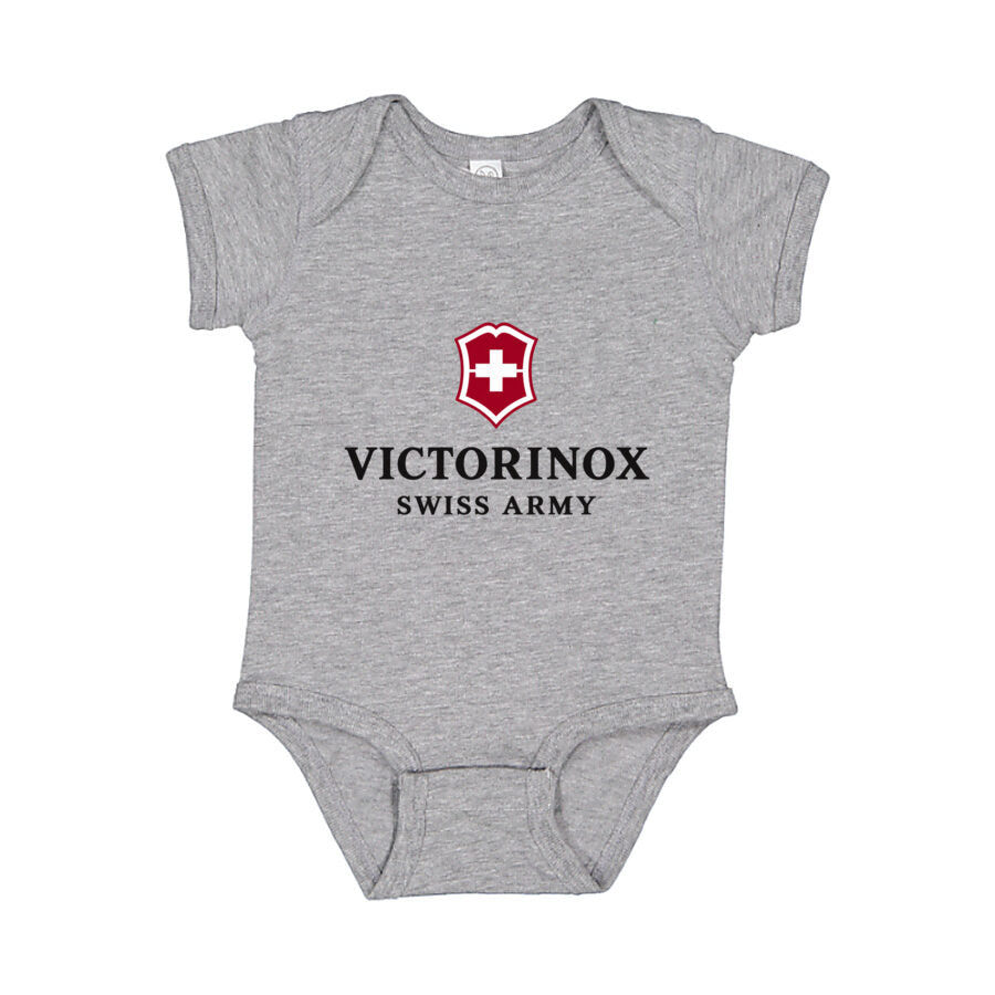 Victorinox Swiss Army Baby Romper Onesie - Gray