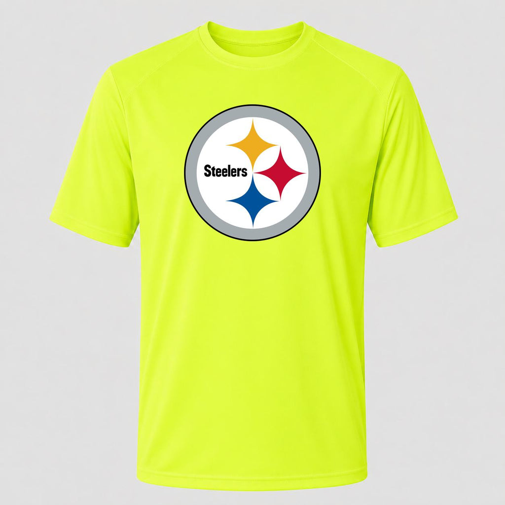Men's Pittsburgh Steelers Performance T-Shirt - Safety Green
