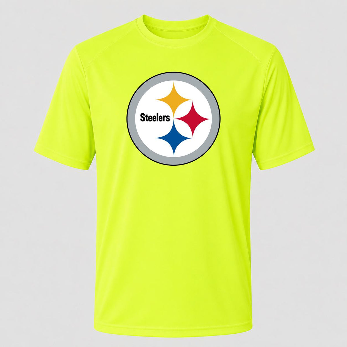 Men's Pittsburgh Steelers Performance T-Shirt - Safety Green