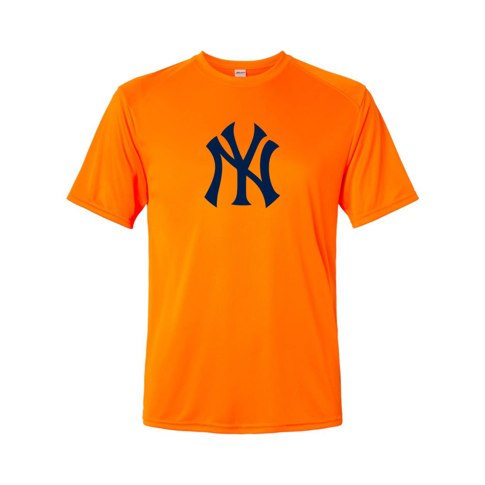 New York Yankees Polyester T-Shirt - Orange