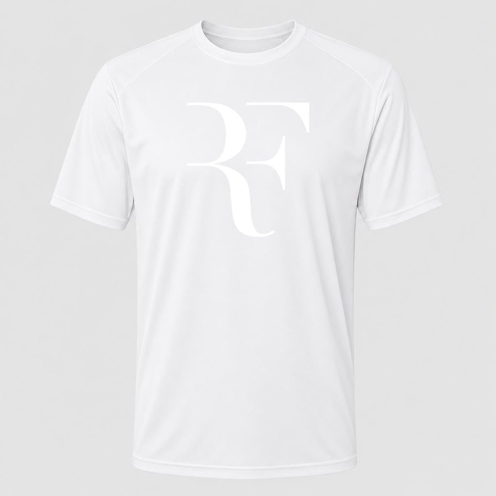 Men's Roger Federer White Performance T-Shirt - White
