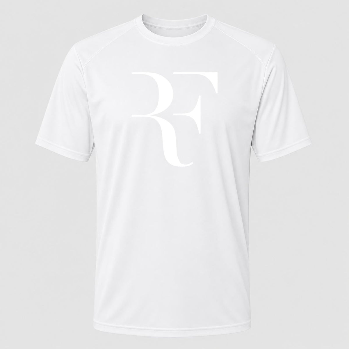 Men's Roger Federer White Performance T-Shirt - White