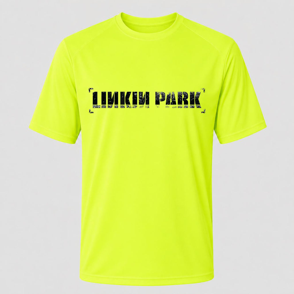 Men's Linkin Park Performance T-Shirt - Safety Green